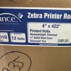 Zebra Printer Rolls 