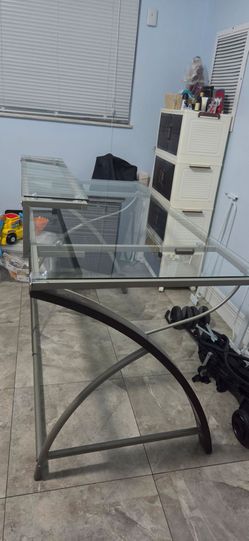 Glass Office Desk