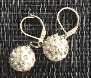 Silver earrings