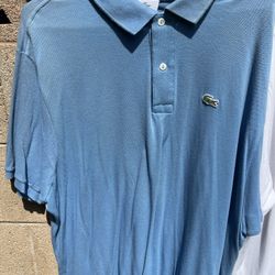 Men’s LaCoste Polos Size 9 Navy Blue, Black, Light/Dark-Gray & Light Blue…Others Nice Colors Available As Well!