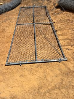 Chainlink gate:  5’ tall x 12’ long