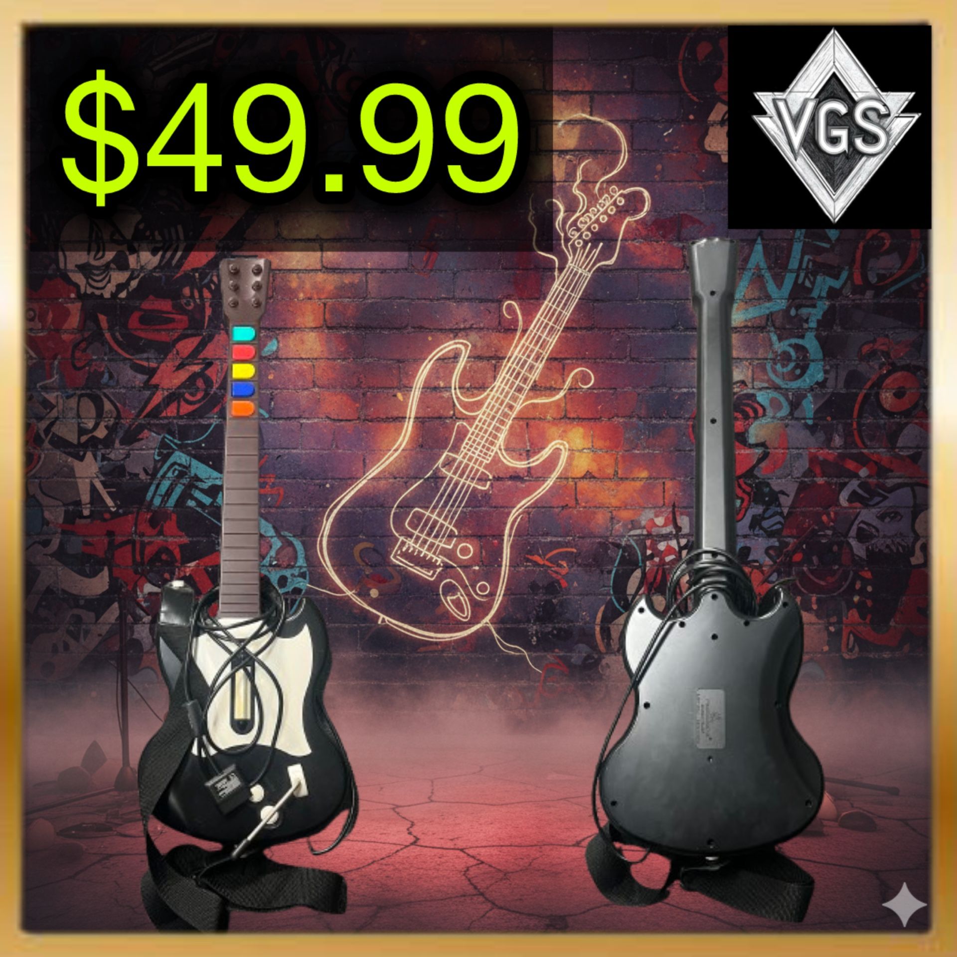 *RETRO* Guitar Hero X-Plorer Wired Guitar Controller