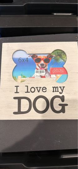 Green Tree Gallery 'I Love My Dog' Photo Frame
