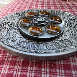 Western Spinning Belt Buckle Approx. 3.75"Shipping Available