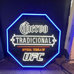 Jose Cuervo Tradicional UFC LED Sign - Knockout Décor for Fans