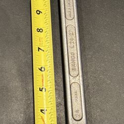 Bacho No. L24-27 Metric Swivel Head Double End Wrench with Bi-Hex Socket.