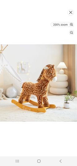 Toddler Giraffe Plush Rocker Chair