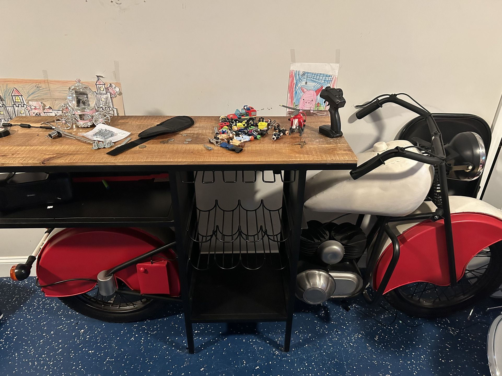 Indian Motorcycle /wine Rack /bar Top