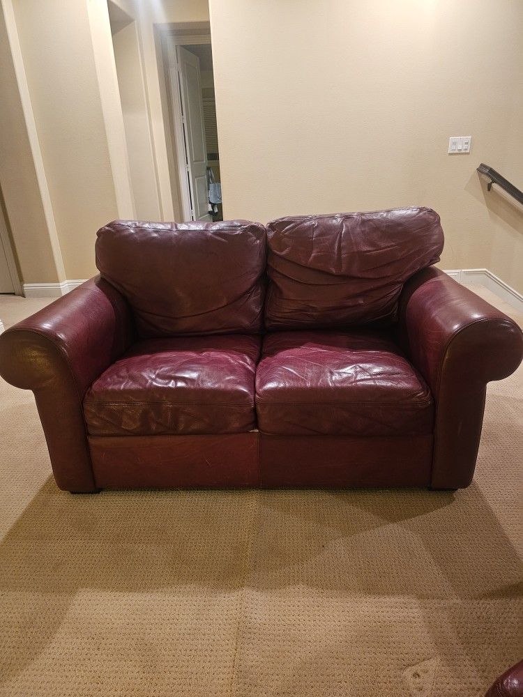 3 Piece Leather Sofa Set