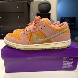 Nike Sb Dunk Low Red Stardust Sz 10.5 Men