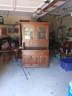 Solid Oak China Buffet