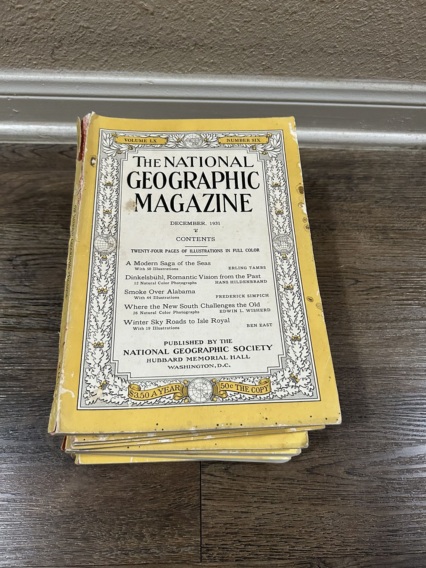 Vintage National Geographic Magazines