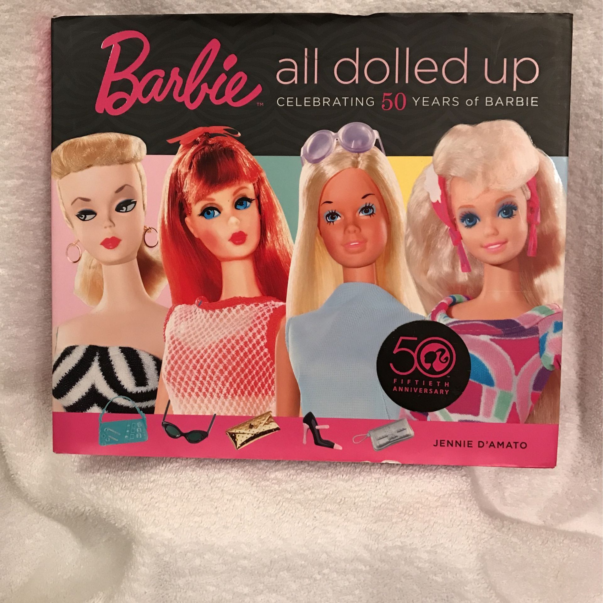 50 Th Anniversary Barbie All Dolled Up Book