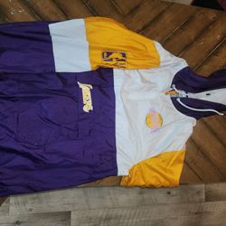 Mitchel And Ness Lakers Windbreaker 