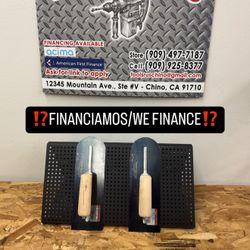 (CF214B)KRAFT TOOL CO. 12X4 Square/Round Trowel(EACH)**(FINANCIAMOS/WE FINANCE)**