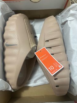 Nike Mind 001 Slides Hemp/Pale Ivory Size 10