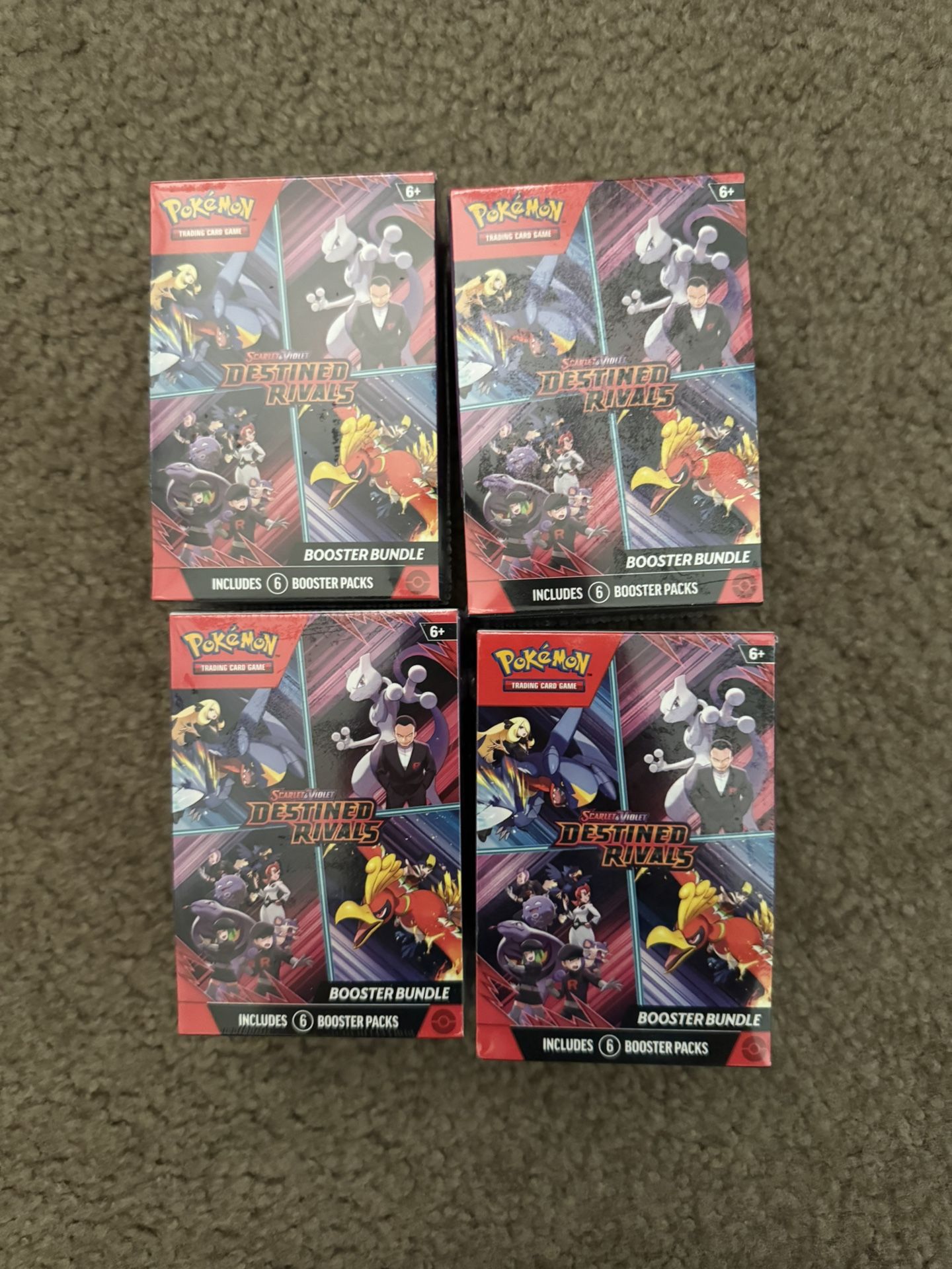 Destined Rivals Booster Bundle Lot Of 4