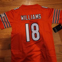 Cross-border NFL Chicago Bears football uniform No.18 Caleb Williams jersey
