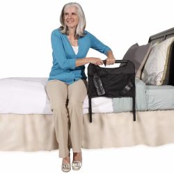 Able Life Bedside Safety Handle, Height Adjustable Stand Assist Bed Bar