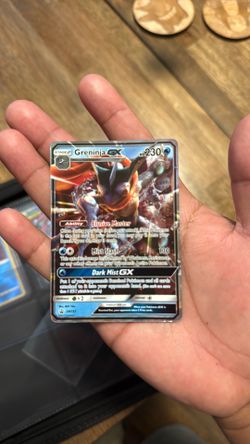 Pokemon card Greninja GX