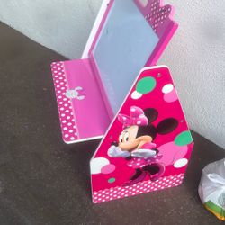 Book Shelf/ Mini Mouse Desk With Chair