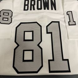 Raiders Tim Brown Authentic jersey. 