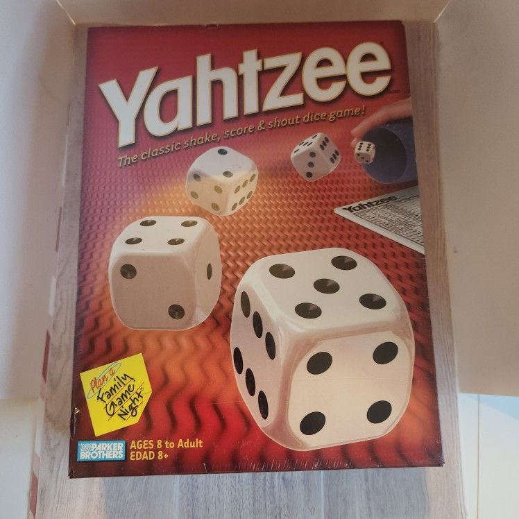 arker Brothers Yahtzee 2005 Board Game Complete Red Box New