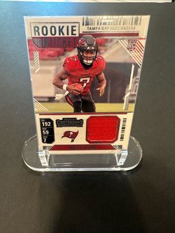 Bucky Irving Panini Contenders Rookie Ticket Relic Card