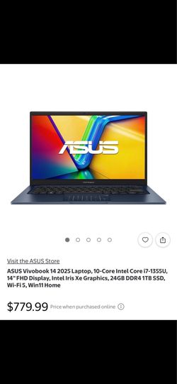 ASUS Vivobook 14 – i7 | 24GB RAM | 1TB SSD | Windows 11
