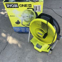 Ryobi Hybrid 18v Whisper Series 4.0ah Battery And Charger