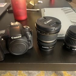 Canon 60 D Camera Plus Lens’