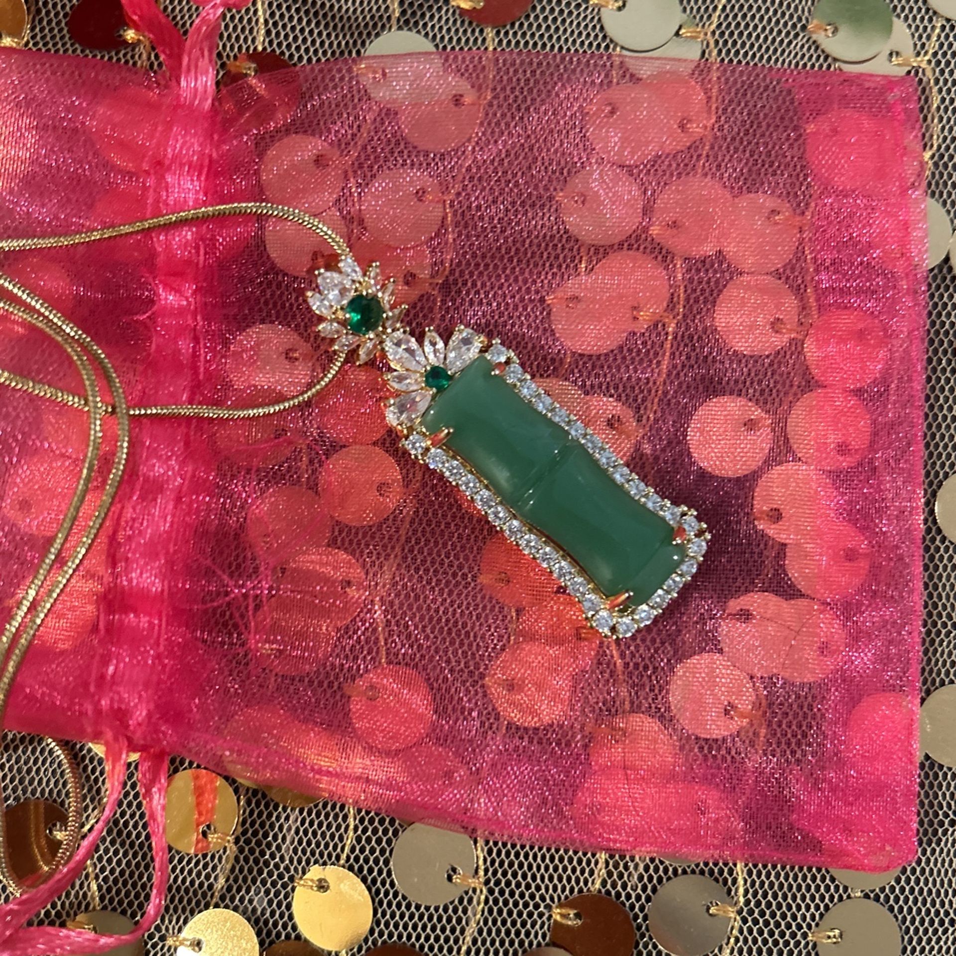 Jade Bamboo necklace