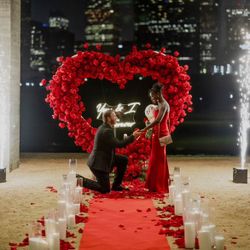 Heart Arch + Sparklers