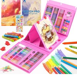 VigorFun Art Supplies, 240-Piece Drawing Art Kit, Gifts for Kids Girls Boys Teens