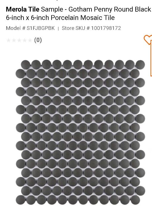 Mosaic Penny Tile 6x6 Mosaic Porcelain