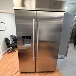JennAir Refrigerator 48”Inch Side By Side Stainless Steel 