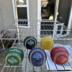 Weighted Baseballs (assorted 6)