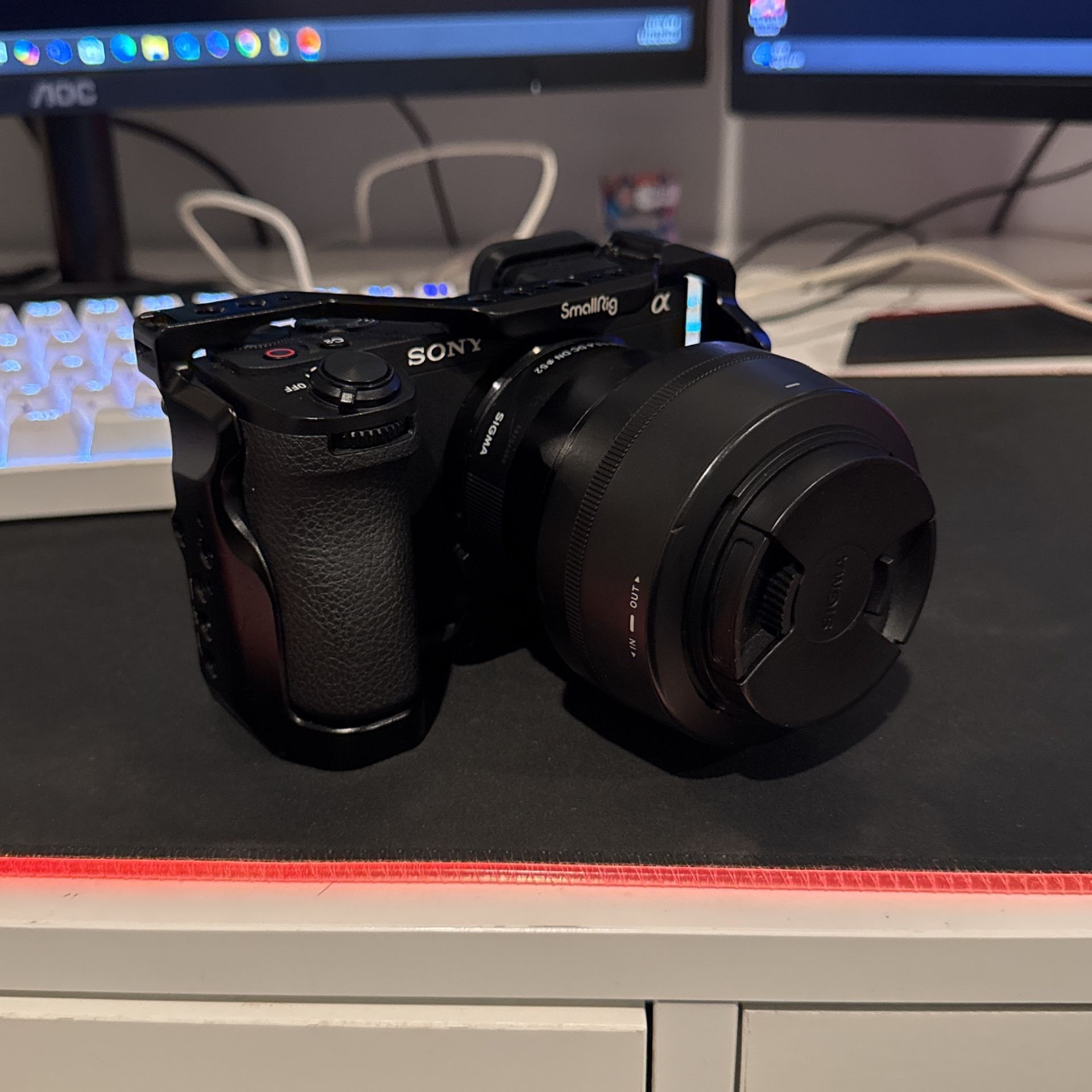 Sony A6700 With 3 Sigma Lens, 30mm, 56mm, 16mm , F1.4