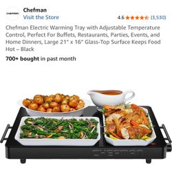Chefman Electric Warming Tray