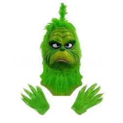 Grinch Mask And Gloves