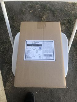 Led Outdoor Up and Down Square wall light black 