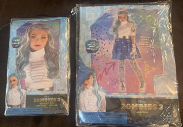 Movie Zombies Costume With Wig