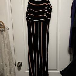 Long Striped Dress