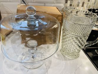 Cake Plate And Dome,  Romanian 1906