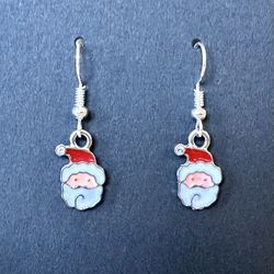 Christmas Tree, Santa Claus, Snowflake, Earrings, And Pendants