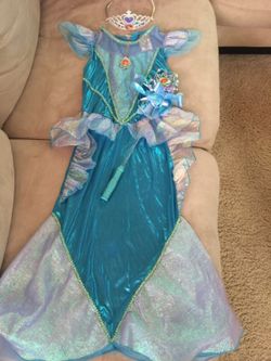 Halloween costume Ariel mermaid