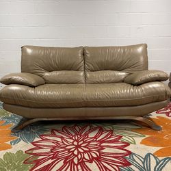 Italian Leather Sofa Free Delivery Couch Loveseat