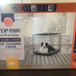 36” Folding Dog crate