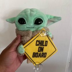Star Wars Yoda Baby On Board Sign 