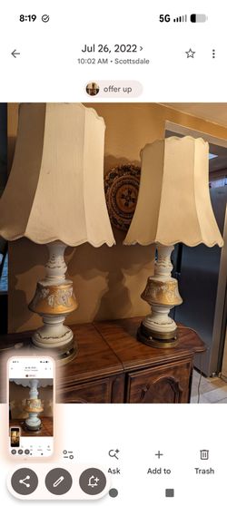 Vintage Empire lamps